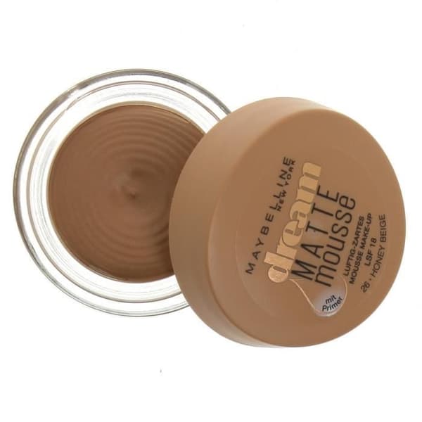 Dream Matte Mousse Foundation Spf 18 Gemey Maybelline 26 Honey Beige