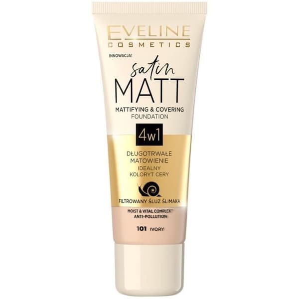 Matt satin foundation Mattifying face foundation 101 Ivory 30ml