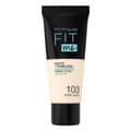 Miniatyrbild 4 av 8: Flytande makeupbas Fit Me! Maybelline (30 ml) (30 ml) - 112-soft beige 30 ml