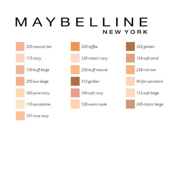 Flytande makeupbas Fit Me! Maybelline (30 ml) (30 ml) - 112-soft beige 30 ml