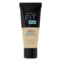 Miniatyrbild 6 av 8: Flytande makeupbas Fit Me! Maybelline (30 ml) (30 ml) - 112-soft beige 30 ml