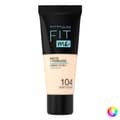 Miniatyrbild 1 av 8: Flytande makeupbas Fit Me! Maybelline (30 ml) (30 ml) - 112-soft beige 30 ml