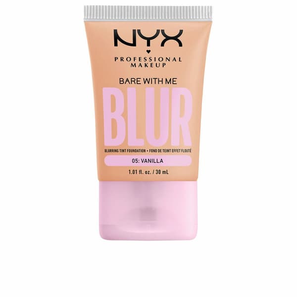 Nestemäinen meikin pohjustusaine NYX Bare With Me Blur Nº 05-vanilla 30 ml