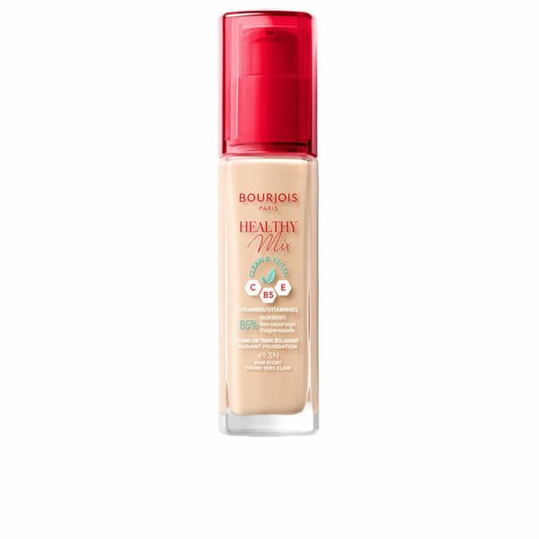 Nestemäinen meikin pohjustusaine Bourjois Healthy Mix Nº 49.5N Fair ivory 30 ml