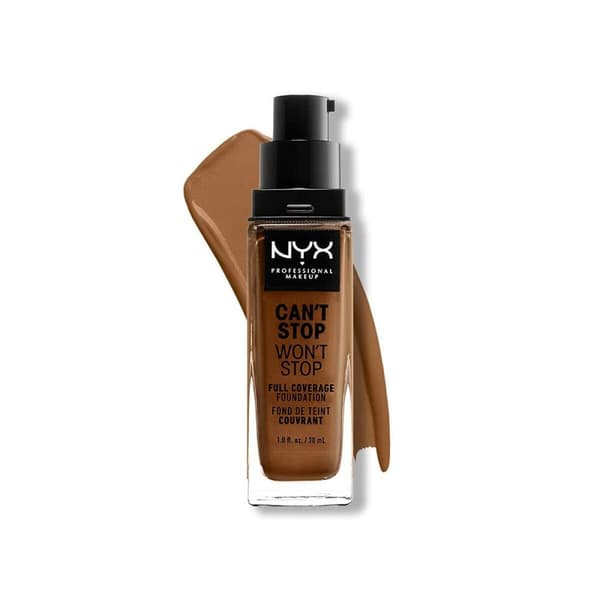 Foundationkräm NYX Can't Stop Won't Stop Warm mahogany 30 ml