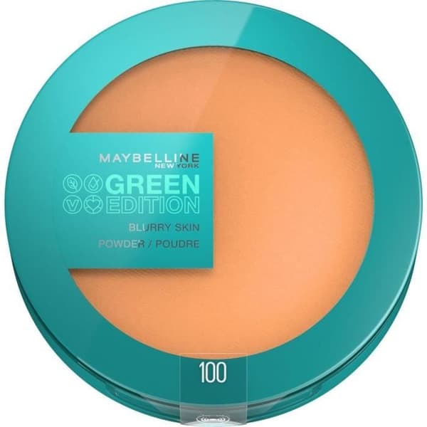 MAYBELLINE New York Green Edition Blurry Skin 100 Foundation Powder