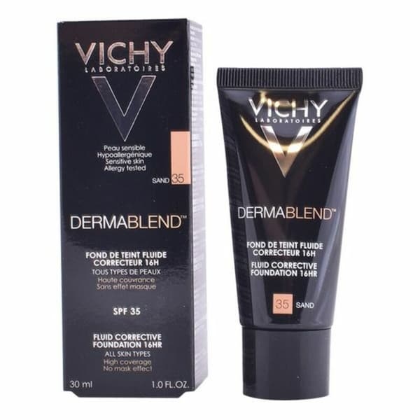 Flydende Makeup Foundation Dermablend Vichy Spf 35 30 ml - 55 - bronze 30 ml