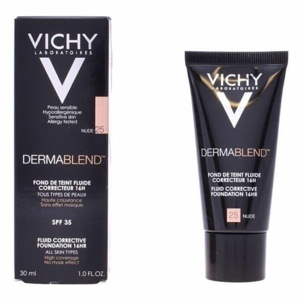 Flydende Makeup Foundation Dermablend Vichy Spf 35 30 ml - 55 - bronze 30 ml