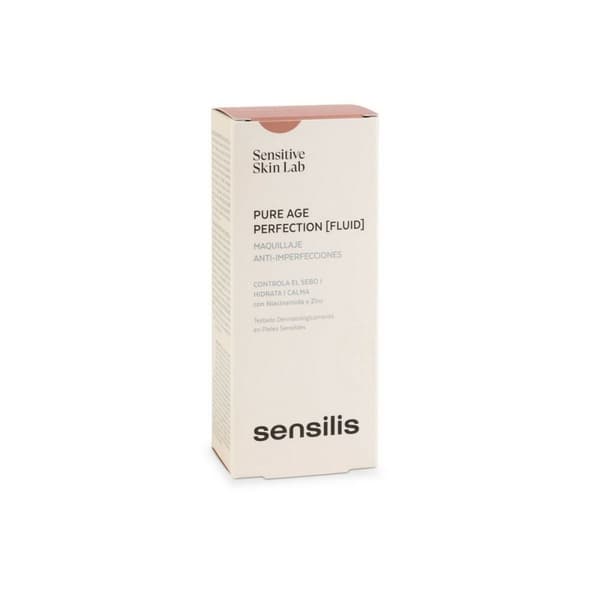 Foundationkräm Sensilis Pure Age Perfection 05-pêche Motverkar ojämnheter (30 ml)