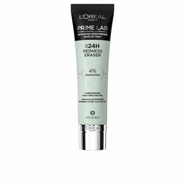 Make-up primer L'Oreal Make Up Prime Lab 24H 30 ml Anti-rødme-behandling