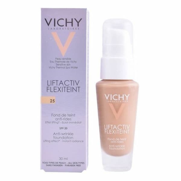 Flytende Foundationsminke Liftactiv Flexiteint Vichy Spf 20 - 45 - gold