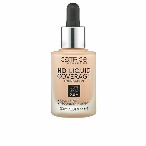 Flytende Sminke-base Catrice HD Liquid Coverage Nº 020-rose beige (30 ml)