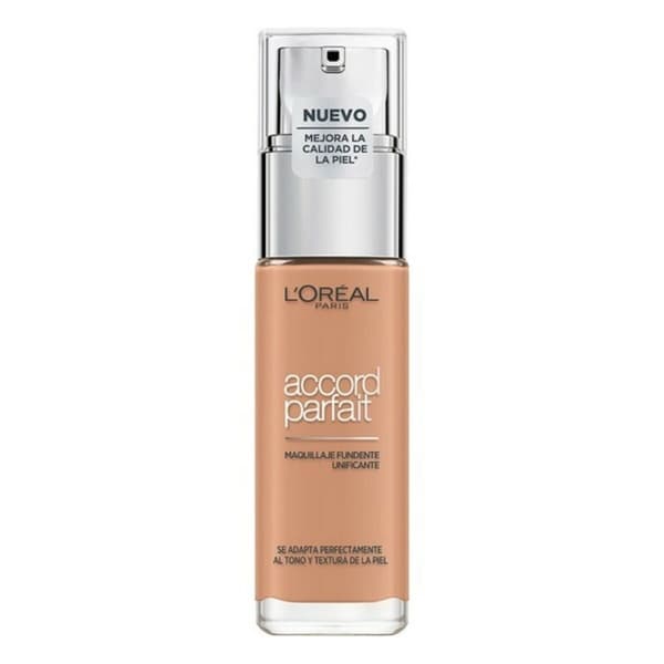Nestemäinen meikin pohjustusaine Accord Parfait L'Oreal Make Up (30 ml) (30 ml) - 3R-beige rose 30 ml