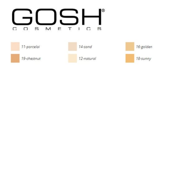 Nestemäinen meikin pohjustusaine X-Ceptional Wear Gosh Copenhagen (35 ml) - 18-sunny 35