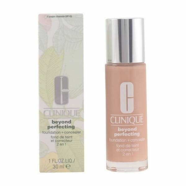Nestemäinen meikin pohjustusaine Clinique Beyond Perfecting Kasvojen korjaaja Nº 21 Cream caramel 30 ml