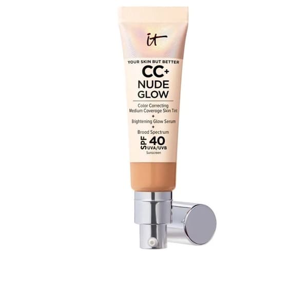 Foundationkräm It Cosmetics CC+ Nude Glow neutral tan Spf 40 32 ml