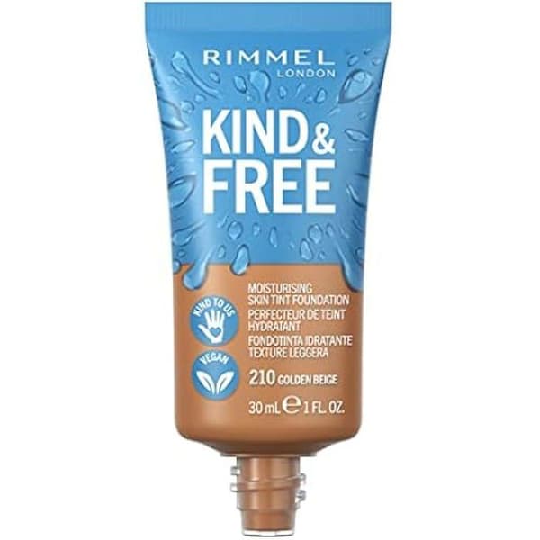 Foundation - RIMMEL - K&F Skin Tint 201 Classic Beige - Återfuktande - Vegansk - Doftfri