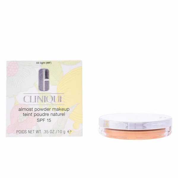 Jauhemainen meikki Almost Powder Clinique Spf 15 Spf 15 10 g - 03 - Light - 10 g