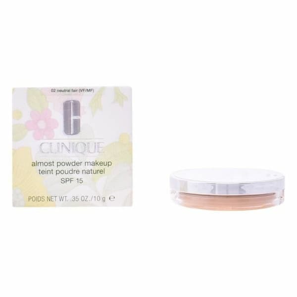 Jauhemainen meikki Almost Powder Clinique Spf 15 Spf 15 10 g - 03 - Light - 10 g