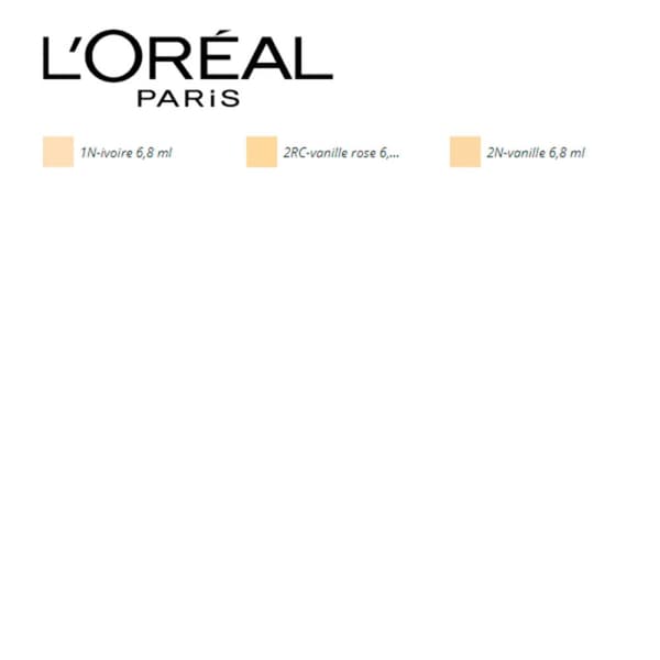 Kasvojen korjaaja Accord Parfait L'Oreal Make Up (6,8 ml) - 2N-vanille 6,8 ml