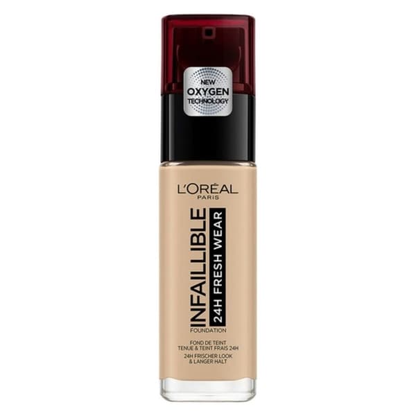 Nestemäinen meikin pohjustusaine Infaillible 24H L'Oreal Make Up (30 ml) (30 m) (30 ml) - 260-soleil doré 30 ml
