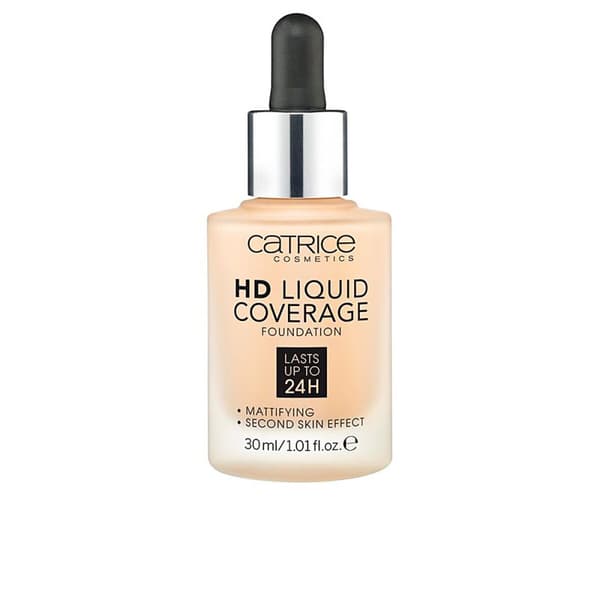 Nestemäinen meikin pohjustusaine Hd Liquid Coverage Foundation Catrice - 036-hazelnut