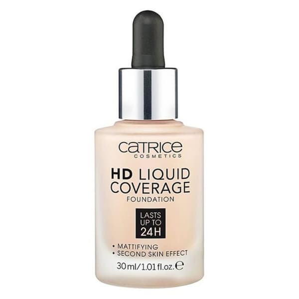 Nestemäinen meikin pohjustusaine Hd Liquid Coverage Foundation Catrice - 036-hazelnut