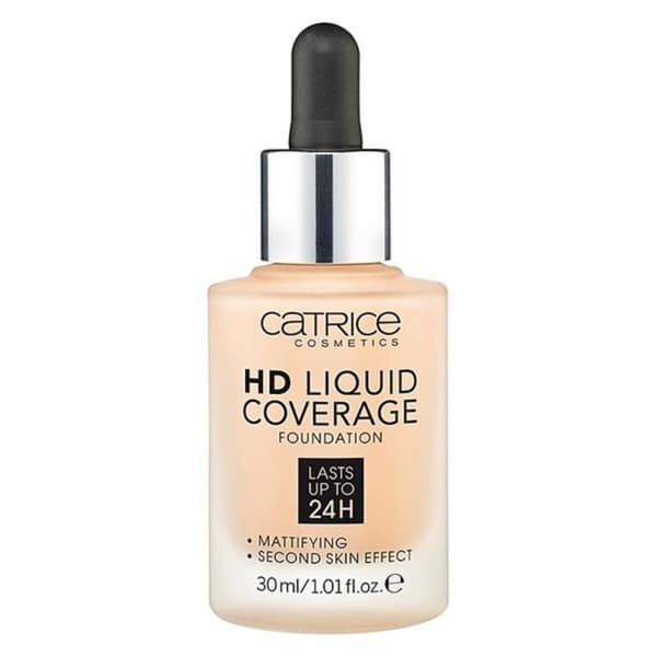 Nestemäinen meikin pohjustusaine Hd Liquid Coverage Foundation Catrice - 036-hazelnut