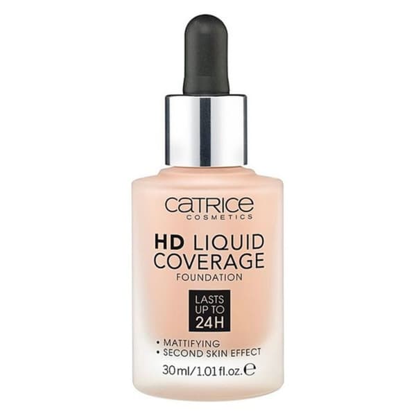Nestemäinen meikin pohjustusaine Hd Liquid Coverage Foundation Catrice - 036-hazelnut