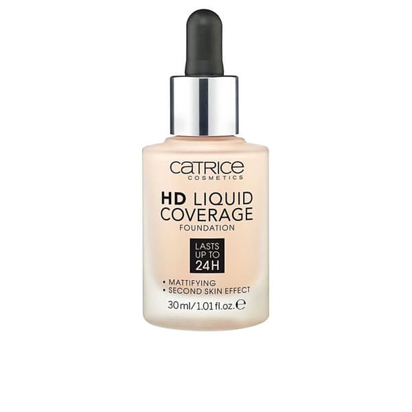 Nestemäinen meikin pohjustusaine Hd Liquid Coverage Foundation Catrice - 036-hazelnut