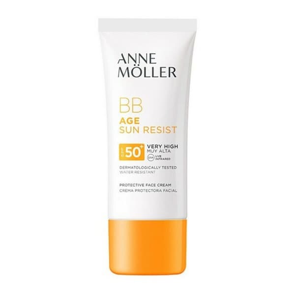 Värillinen kosteusvoide Âge Sun Rerist BB Cream Anne Möller 90008C (50 ml) SPF 50+ Spf 50 50 ml