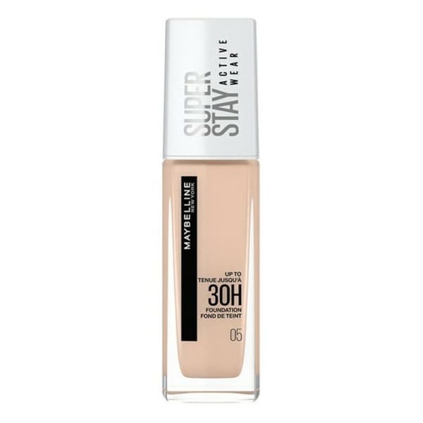 Nestemäinen meikin pohjustusaine Superstay Activewear 30h Maybelline 30 ml - 05-true ivory
