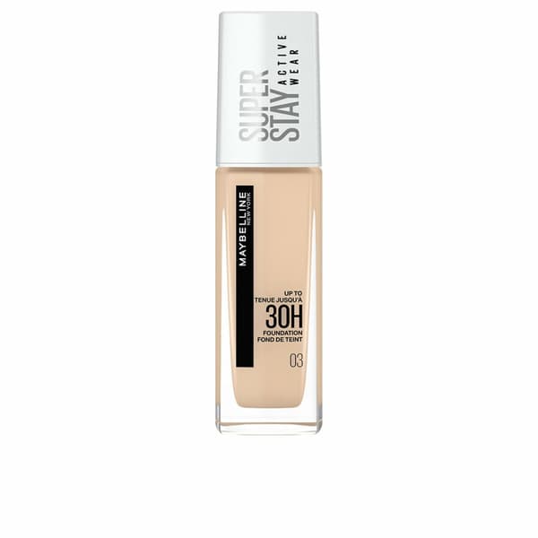 Nestemäinen meikin pohjustusaine Superstay Activewear 30h Maybelline 30 ml - 05-true ivory