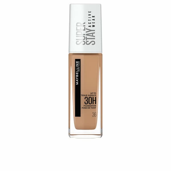 Nestemäinen meikin pohjustusaine Superstay Activewear 30h Maybelline 30 ml - 05-true ivory