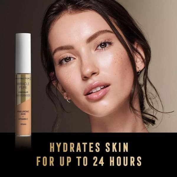 MAX FACTOR 24H PURE MIRACLE CORRECTOR hyaluronsyra Vit C 04 Medium