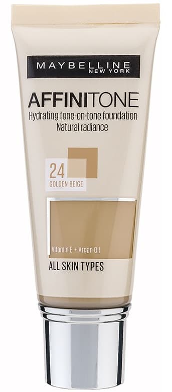 Maybelline Affinitone Foundation fuktgivande makeup 30 ml 24 Golden Beige