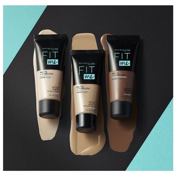 Foundation - Maybelline - Fit Me 220 Natural Beige - 30ml - Icke-komedogen - Mattifierande effekt