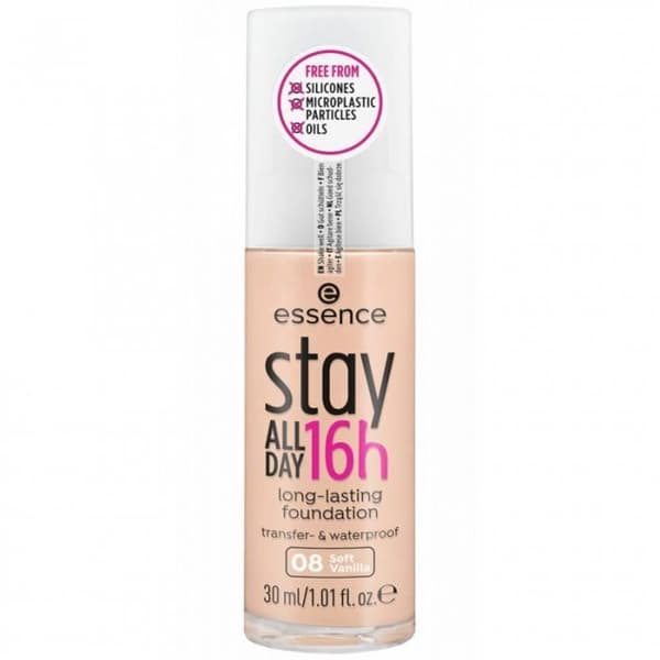 Essence - Stay All Day 16H Longlasting Foundation - 08 Soft Vanilla