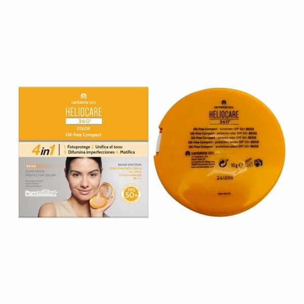 Solskydd med färg Heliocare HELIOCARE 360º Beige Spf 50 10 g