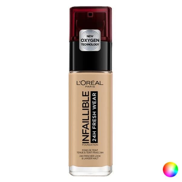 Nestemäinen meikin pohjustusaine Infaillible 24H L'Oreal Make Up (30 ml) (30 m) (30 ml) - 200-sable doré 30 ml