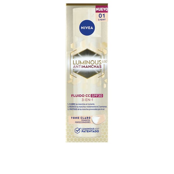 NIVEA LUMINOUS 630° ANTI STAIN CC fluid SPF30 #clear 40 ml