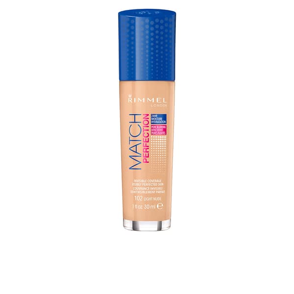 RIMMEL LONDON MATCH PERFECTION foundation #102 - light nude
