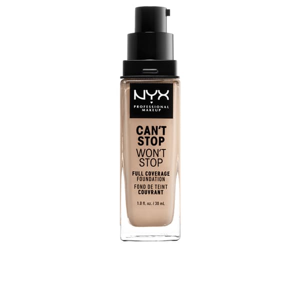NYX PROFESSIONAL MAKE UP CAN'T STOP WON'T STOP WON'T STOP Full coverage foundation #alabaster