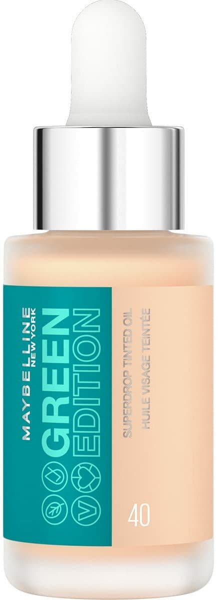 Liquid Make Up Base Maybelline Green Edition Nº 40 Oil (20 ml)
