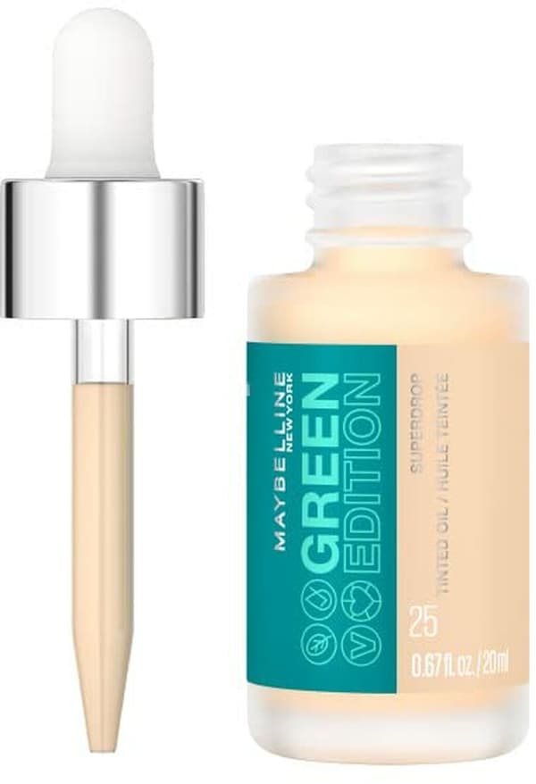 Liquid Make Up Base Maybelline Green Edition Oil Nº 25 (20 ml)