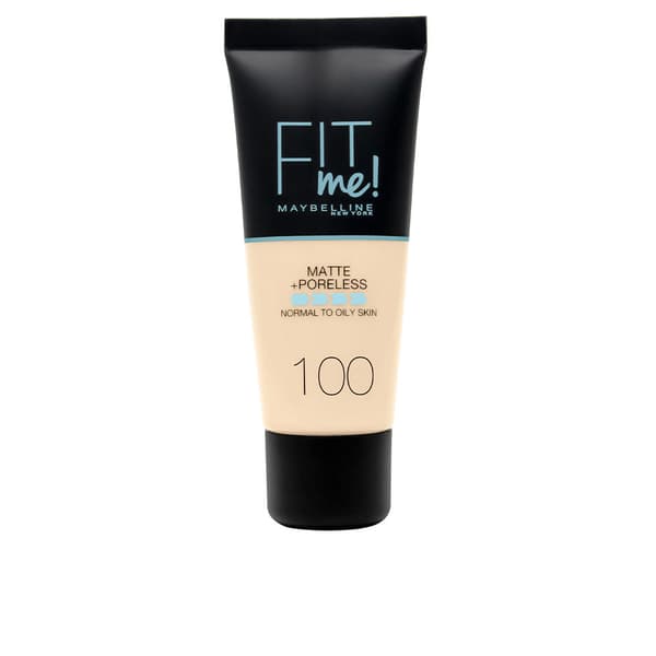 MAYBELLINE FIT ME! Matte+pore-free foundation #100-warm ivory