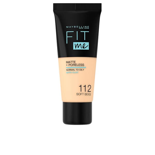 MAYBELLINE FIT ME! Matte+pore-free foundation #112-soft beige