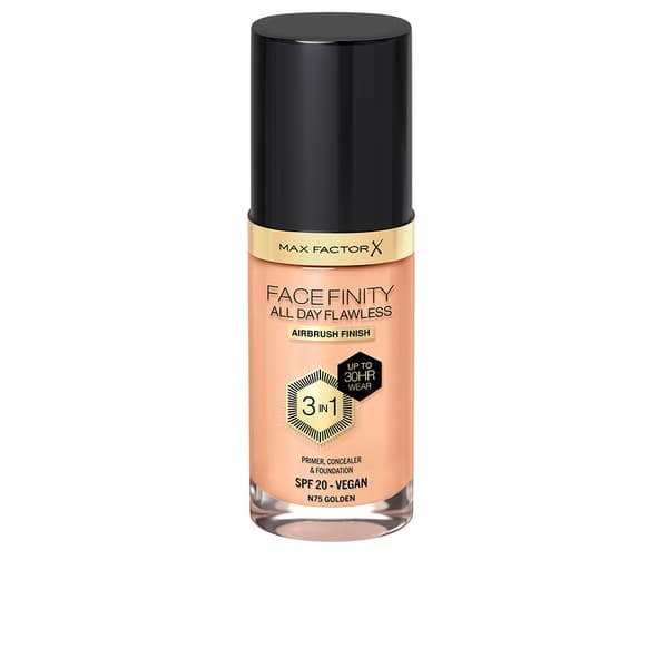 MAX FACTOR FACEFINITY 3IN1 primer, concealer & foundation #75-golden 30 ml