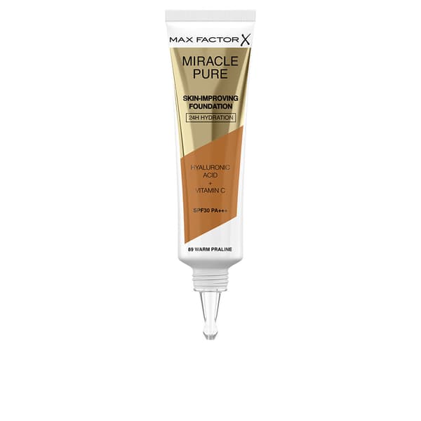 MAX FACTOR PURE MIRACLE PURE skin-enhancing foundation 24h hydration SPF30 #89-warm praline 30 ml