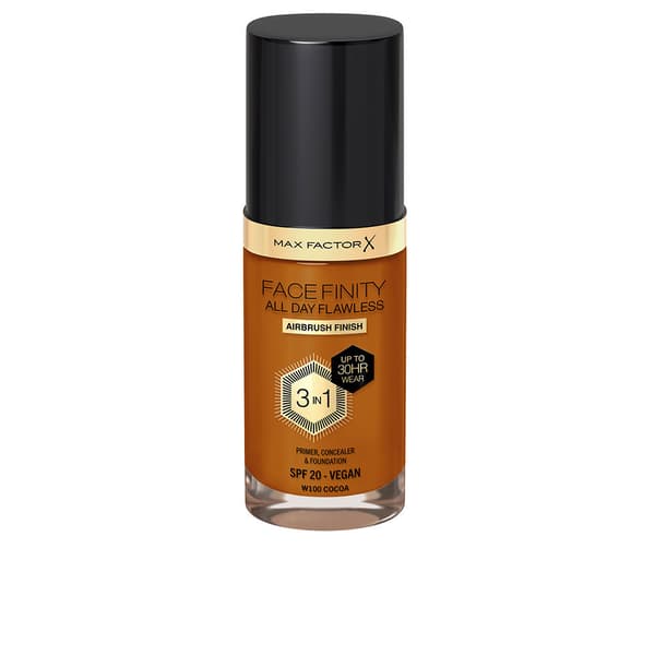 MAX FACTOR FACEFINITY ALL DAY FLAWLESS 3 IN 1 foundation #100-cacao 30 ml